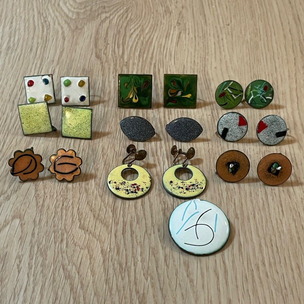 Vintage Metal Earring Bundle
